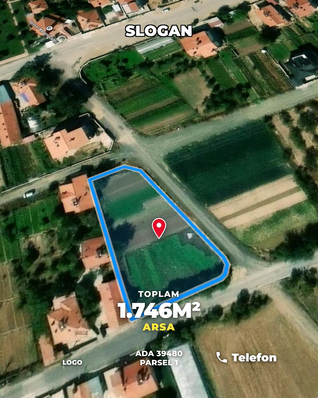 Arazi Drone Fotoğrafı